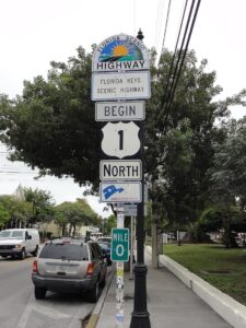 A1A scenic byway sign