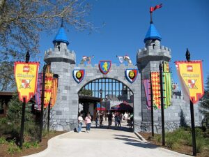 Lego Kingdom castle at Florida Legoland Resort