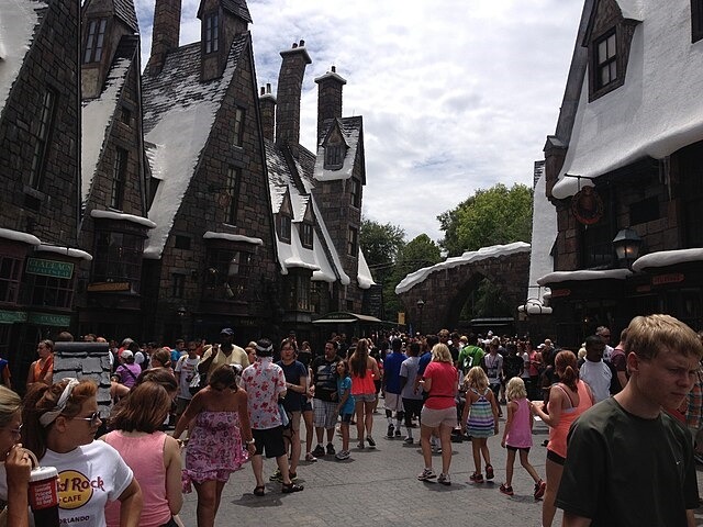 Wizarding world of Harry Potter, a main attraction near the top Universal Studio hotels in Orlando, Florida.