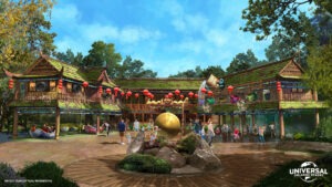 Po's Kung Fu Training Camp at DreamWorks Land in Universal Studios in Orlando, Florida Hotels