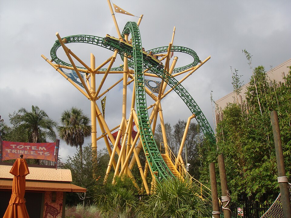 Image of Cheetah Hunt Roller Coaster at Busch Gardens Florida