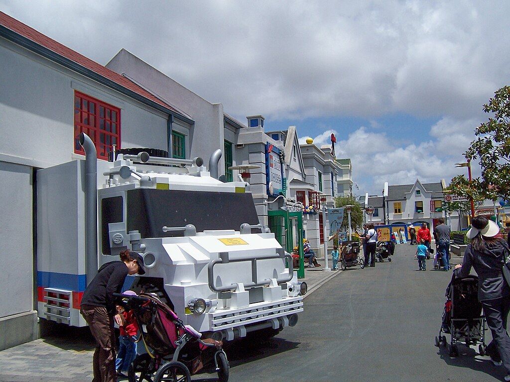 Fun town market area at Legoland Florida