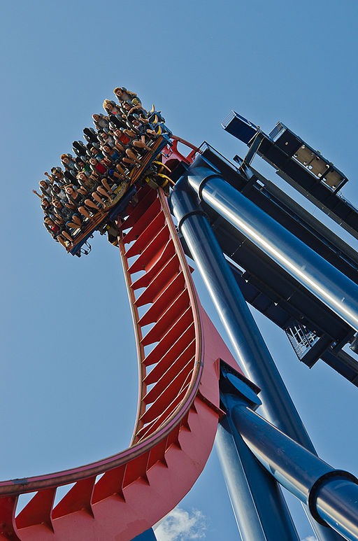 Image of SheiKra roller coaster at Busch Gardens Florida