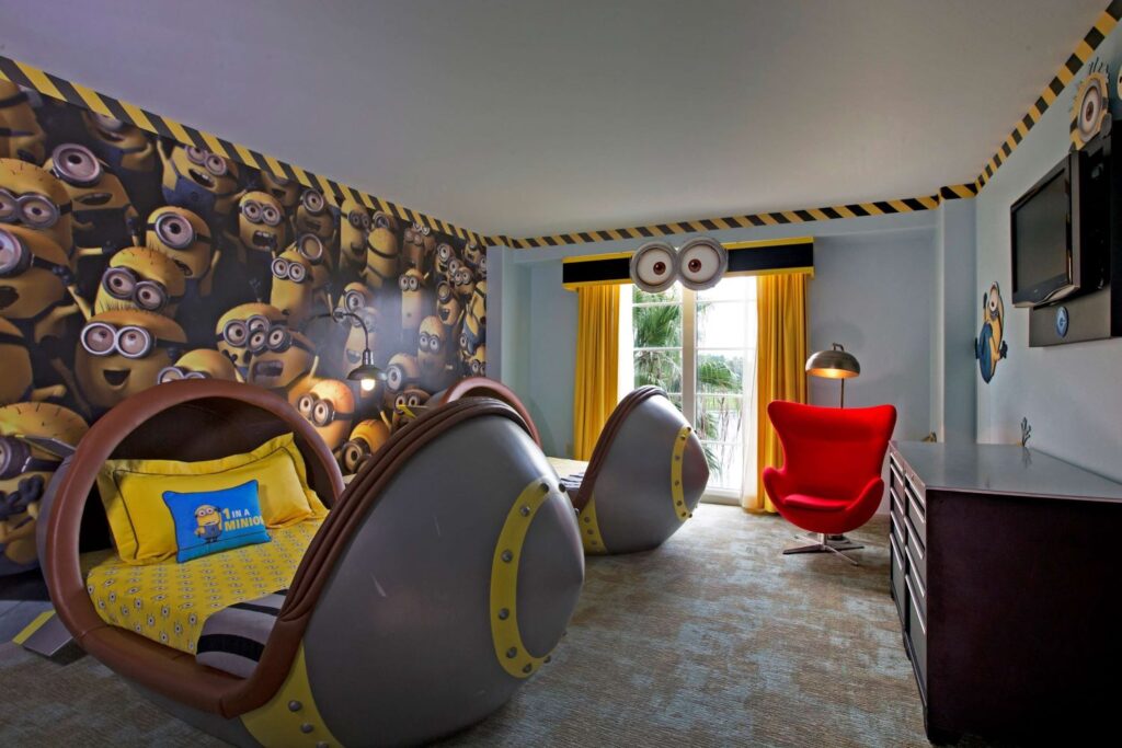 lowes portofino despicable me rooms