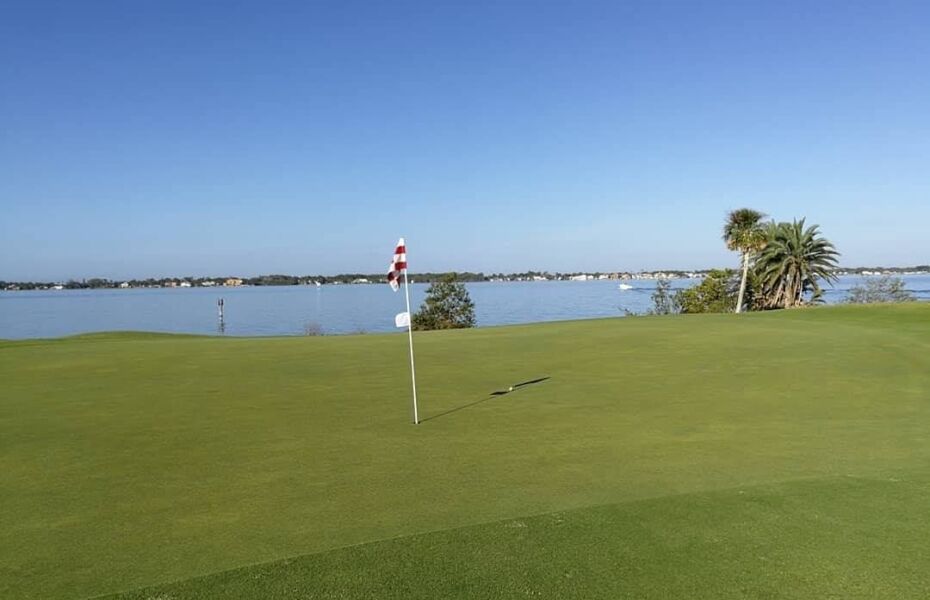 Golf course at Cocoa Beach Country Club, Florida